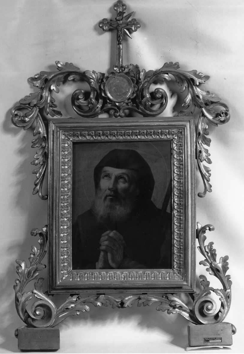 San Francesco di Paola (quadro d'altare) - manifattura bolognese (secc. XVIII/ XIX)