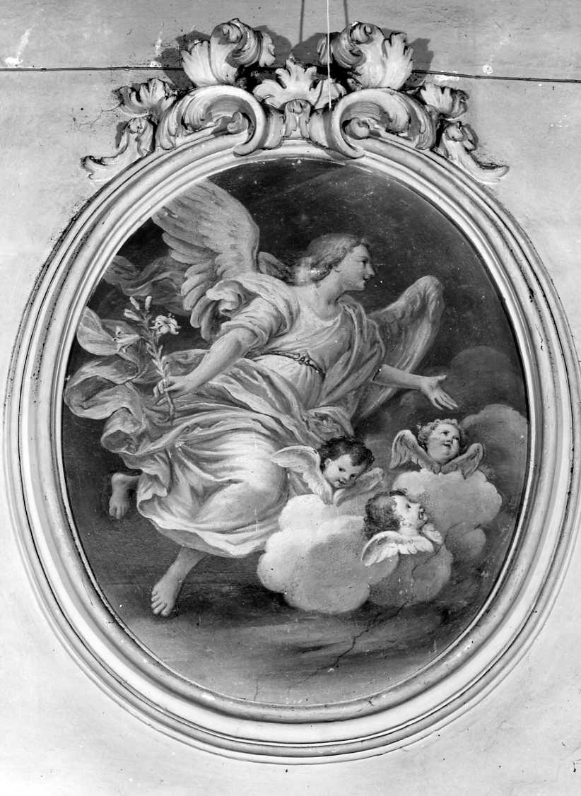 angelo annunciante (dipinto) - ambito bolognese (prima metà sec. XVIII)