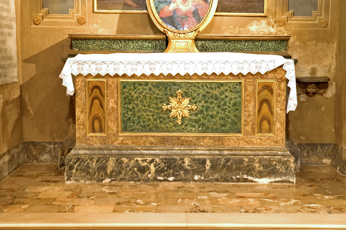 altare - manifattura bolognese (sec. XVIII)