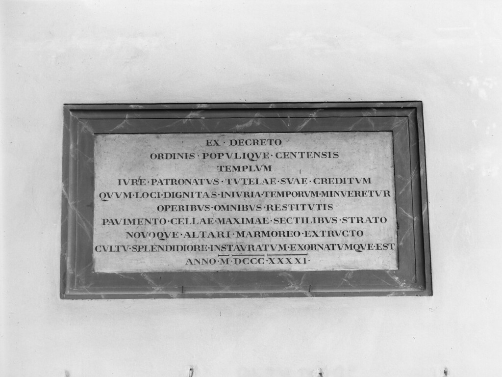 lapide - manifattura emiliana (sec. XIX)