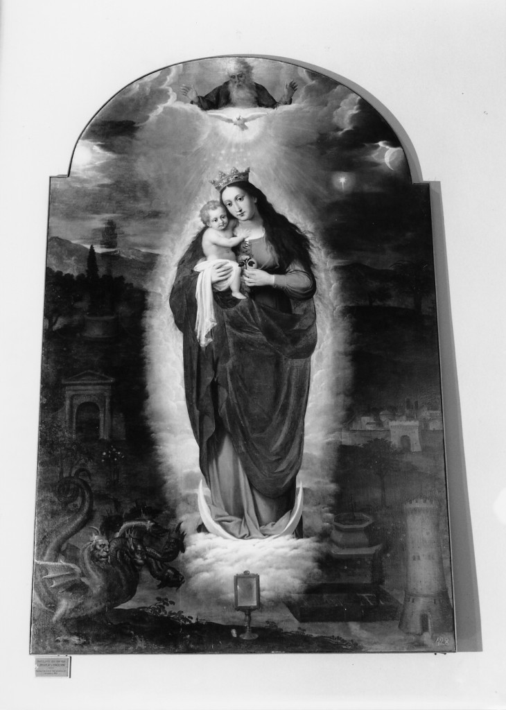 Immacolata Concezione (dipinto) - ambito emiliano (ultimo quarto sec. XVI)