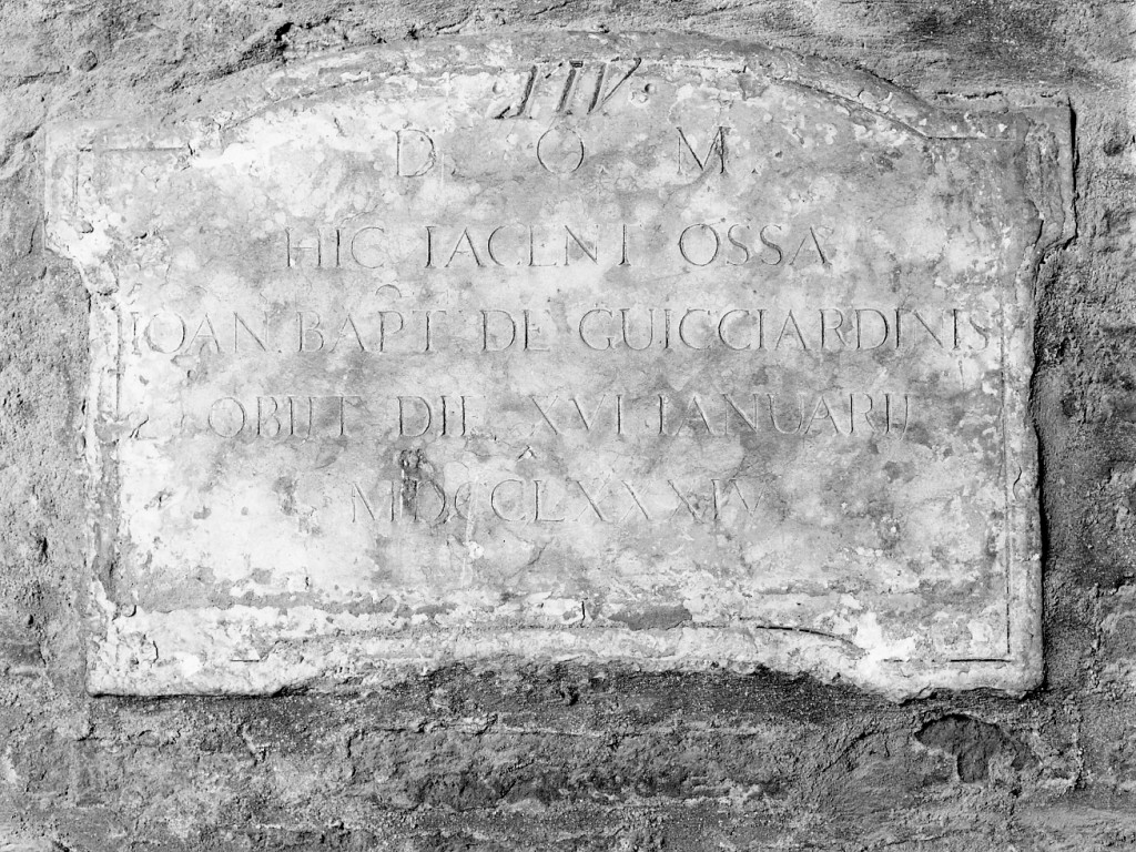 lapide - manifattura emiliana (sec. XVIII)