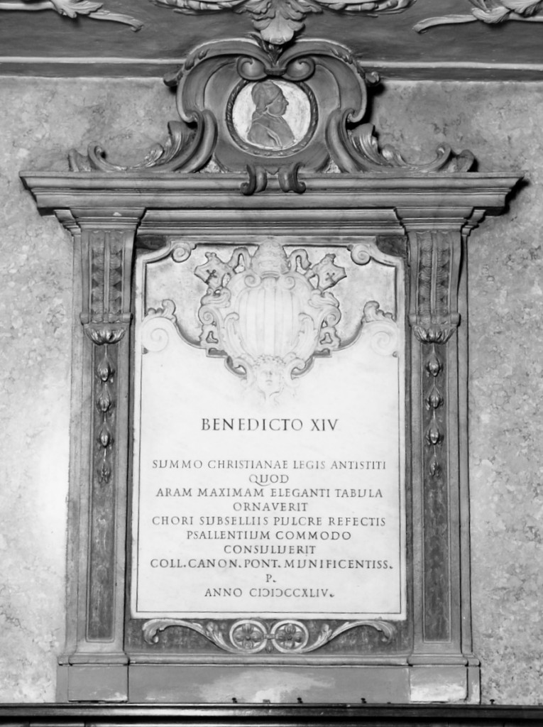 lapide - manifattura emiliana (sec. XVIII)