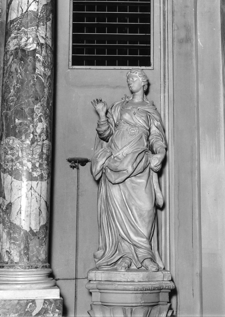 allegoria della Fede; allegoria della Carità (scultura, insieme) - ambito emiliano (sec. XVIII)