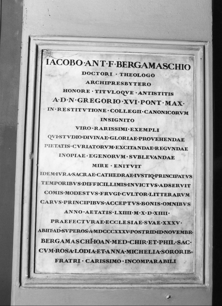 lapide - manifattura emiliana (sec. XIX)