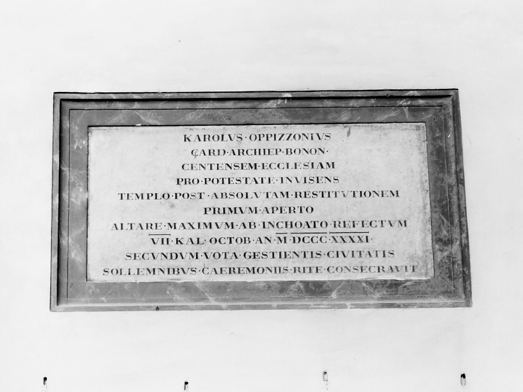 lapide - manifattura emiliana (sec. XIX)