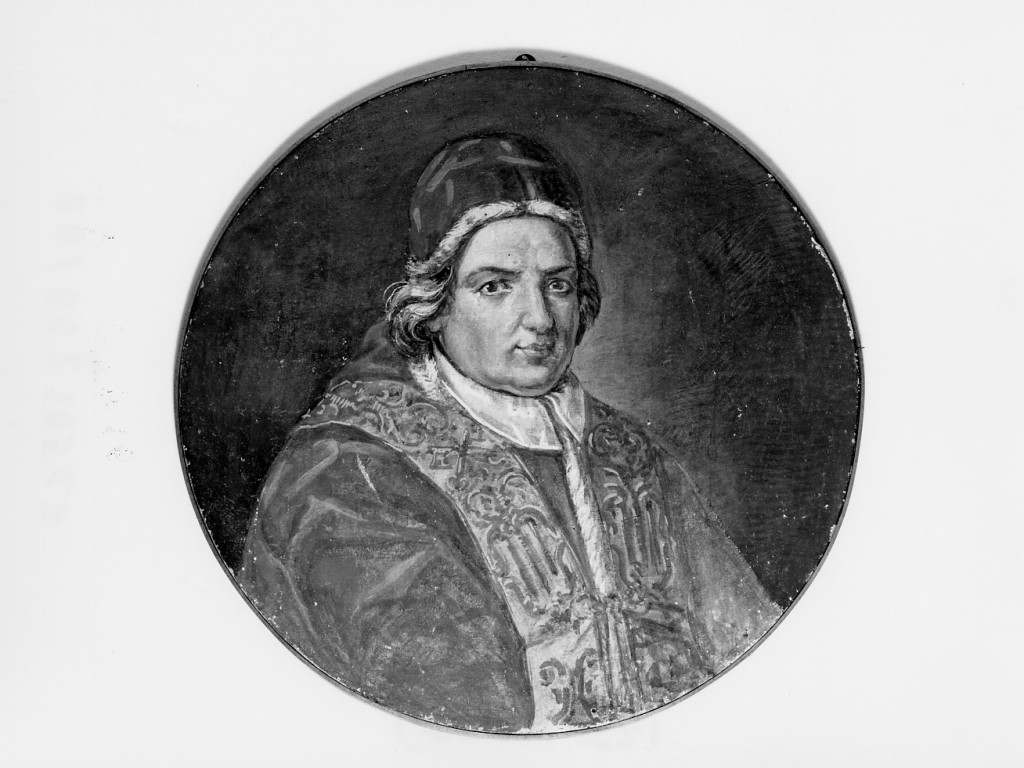 Ritratto di Papa Benedetto XIV (dipinto) - ambito emiliano (sec. XIX)