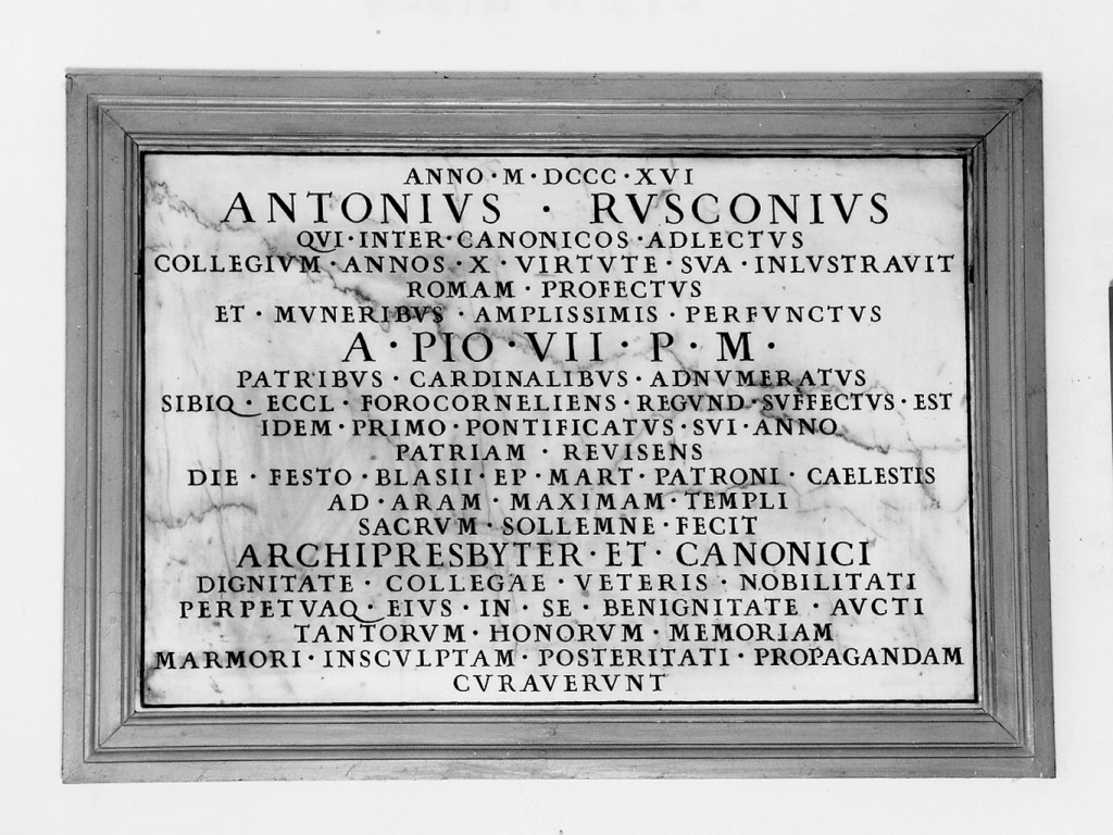 lapide - manifattura emiliana (sec. XIX)