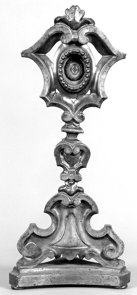 reliquiario - a ostensorio - manifattura italiana (sec. XVIII)