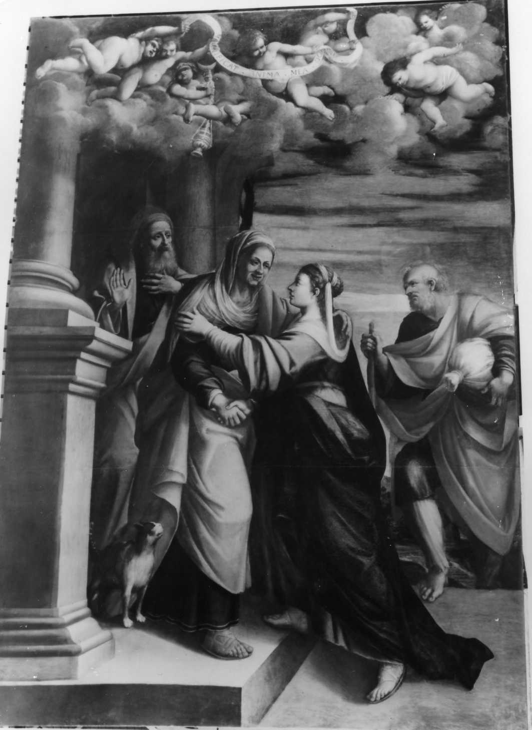 Visitazione (dipinto) di Spisanelli Vincenzo (metà sec. XVII)