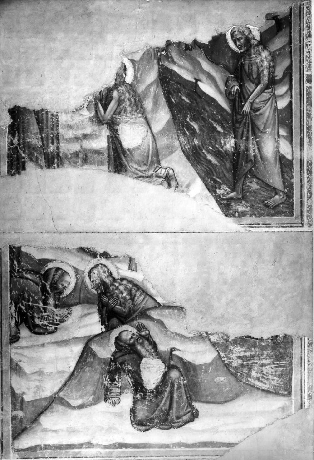 comunione di Santa Maria Egiziaca (dipinto) di Cristoforo da Bologna (sec. XIV)