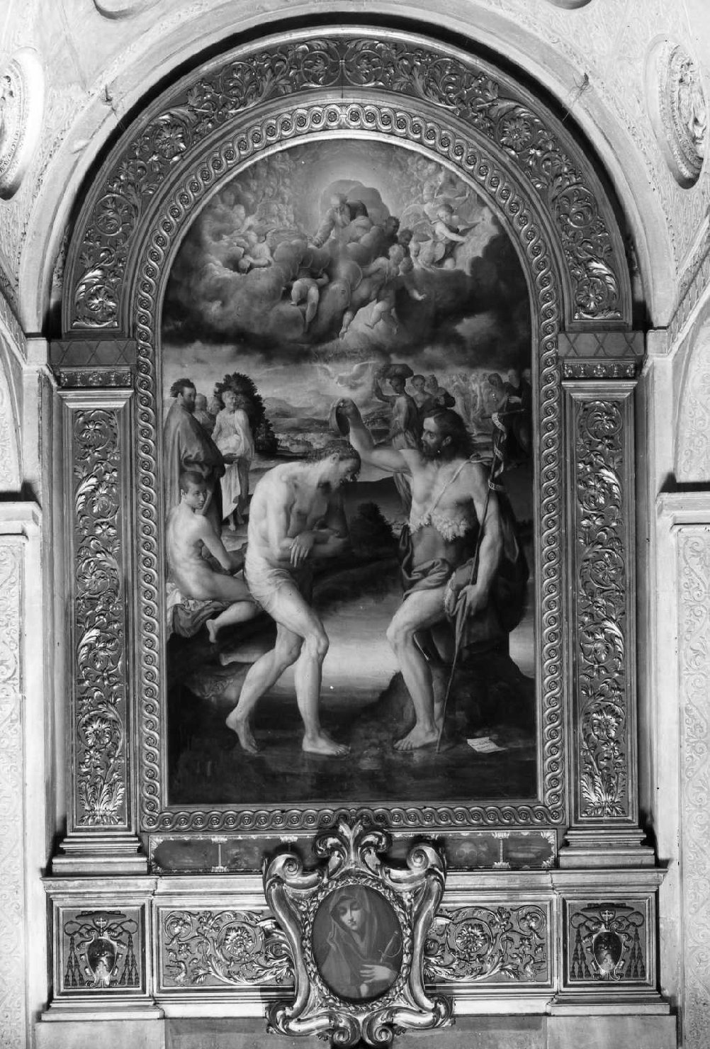 Battesimo di Gesù (pala d'altare) di Fontana Prospero (sec. XVI)