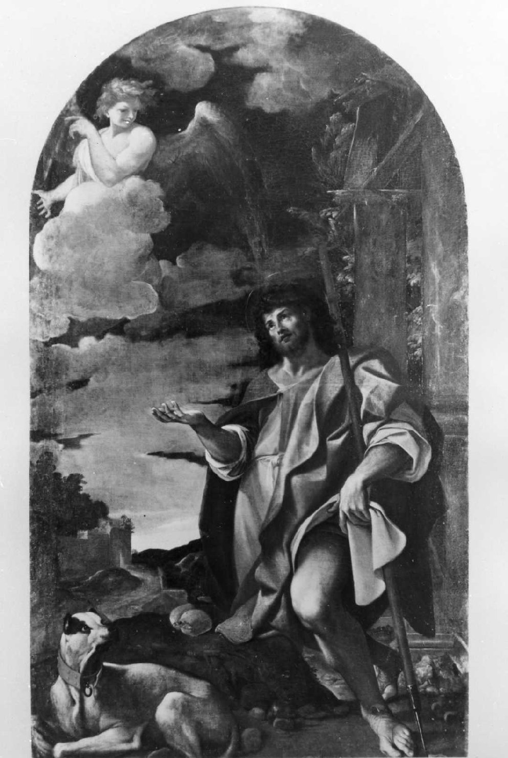 San Rocco (pala d'altare) di Carracci Ludovico (secc. XVI/ XVII)