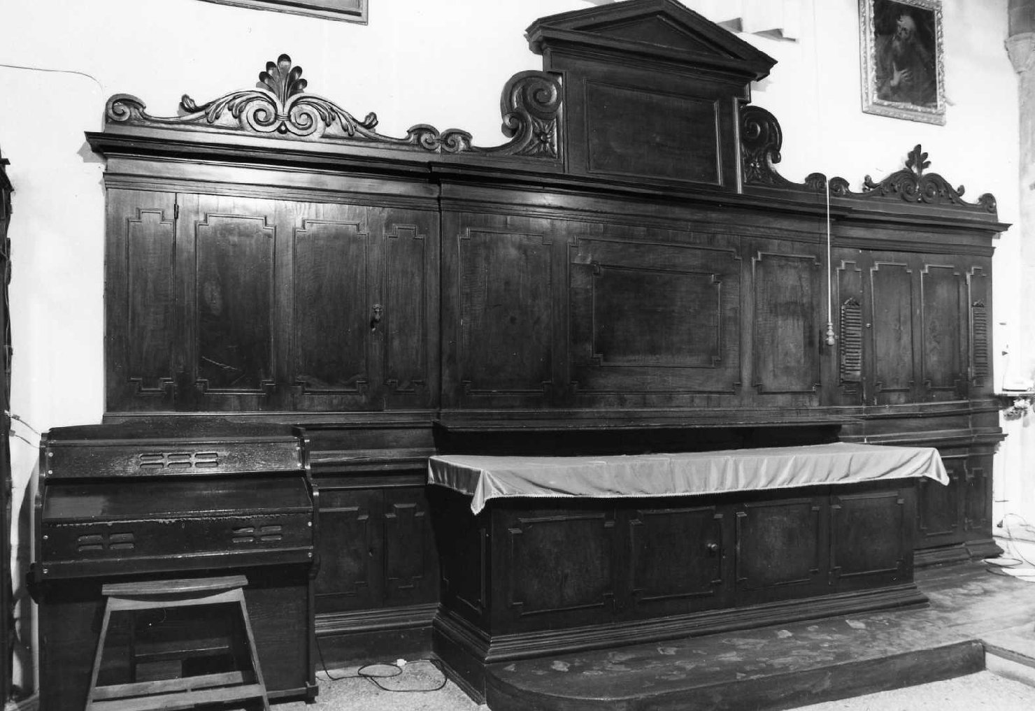 mobile da sacrestia - ambito bolognese (seconda metà sec. XVII)