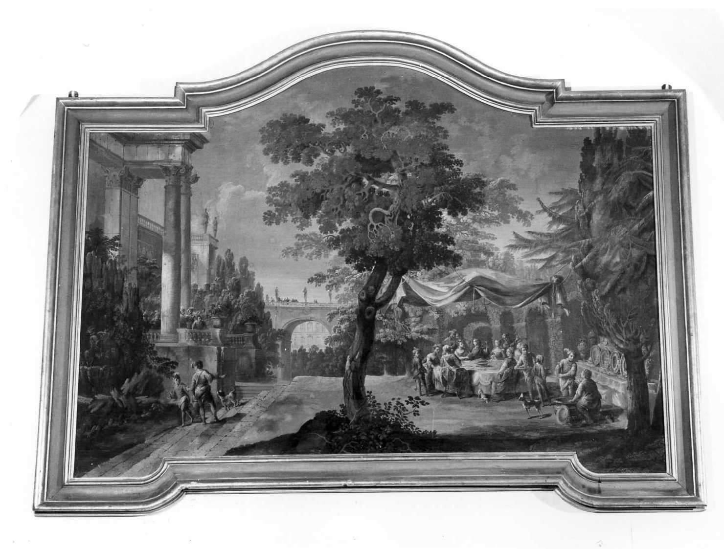 banchetto del figliol prodigo (dipinto) di Lodi Carlo, Rossi Antonio (sec. XVIII)