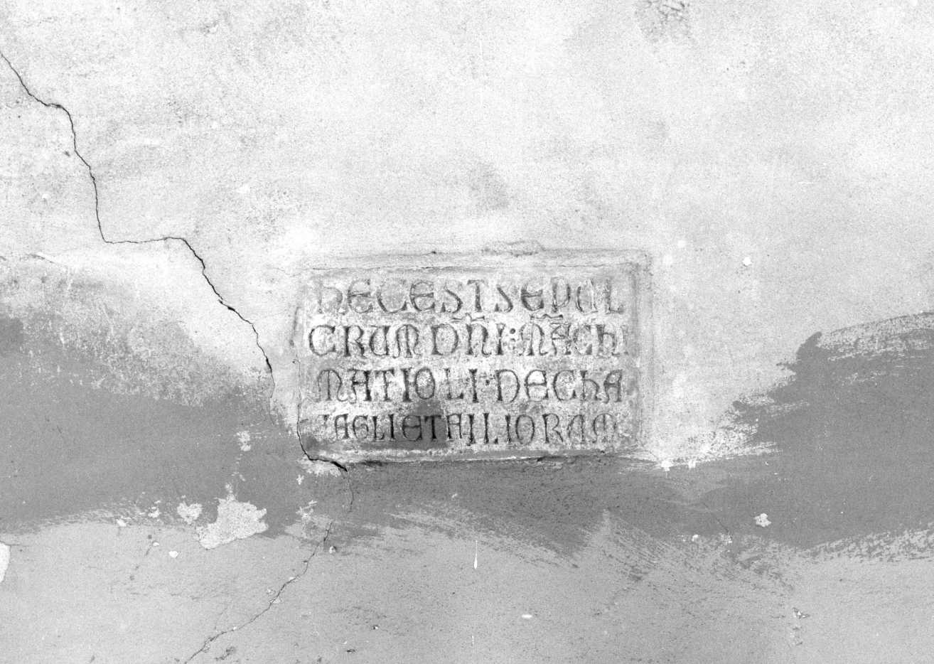 lapide - ambito bolognese (fine sec. XIII)