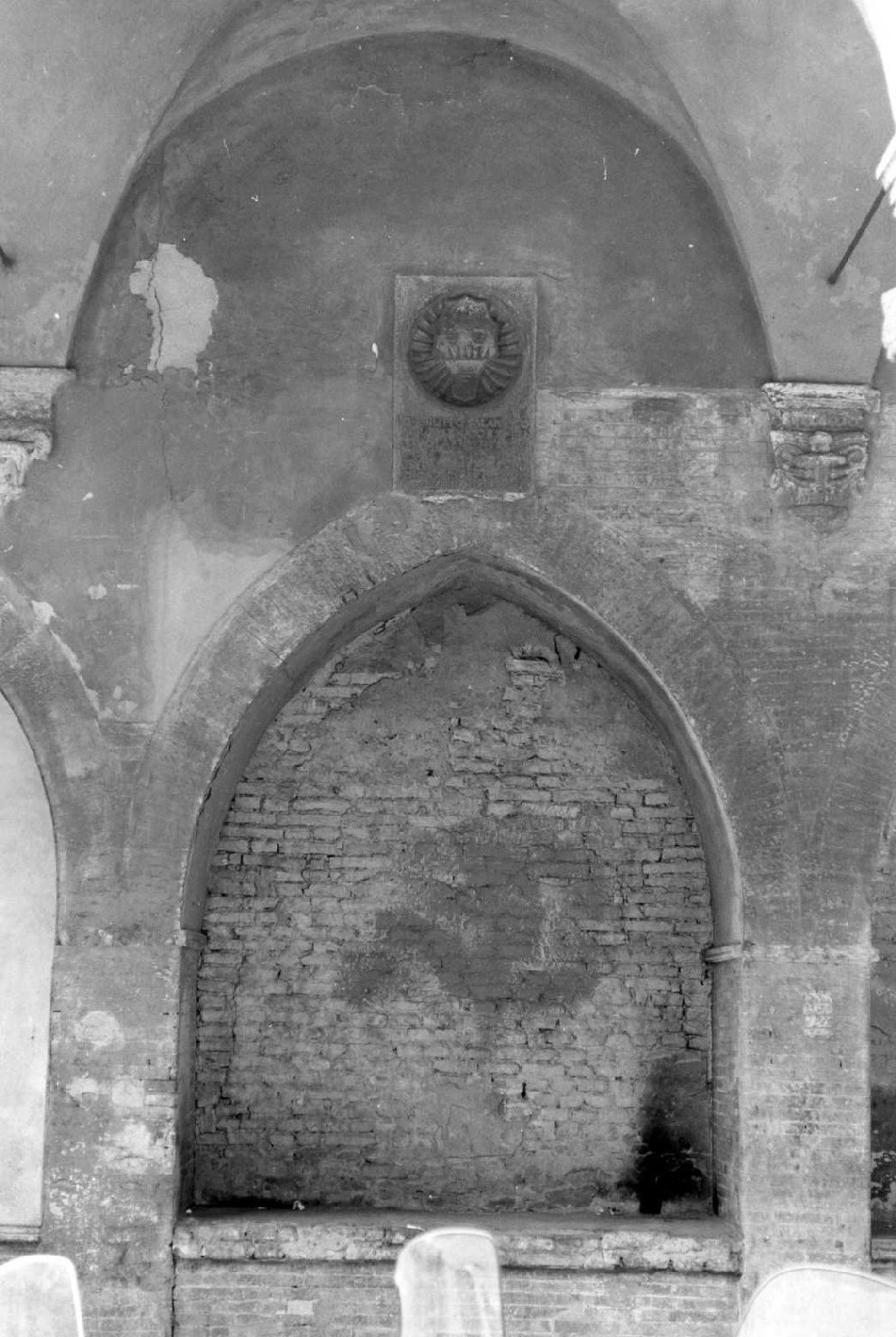 lapide celebrativa - ambito bolognese (sec. XV)