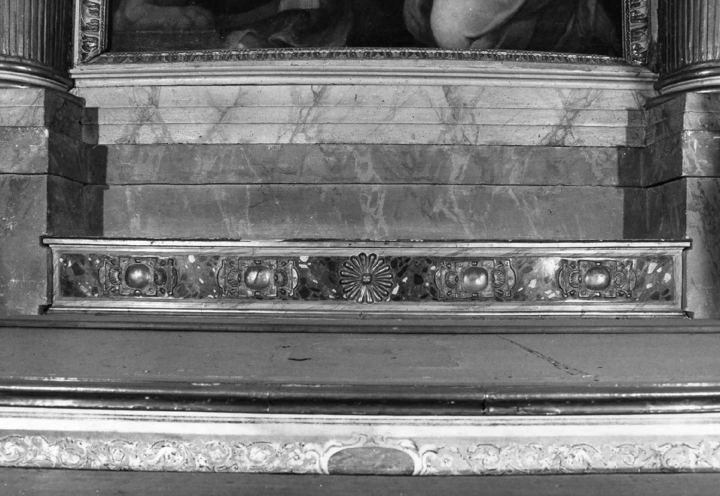 gradino d'altare - ambito bolognese (sec. XVI)