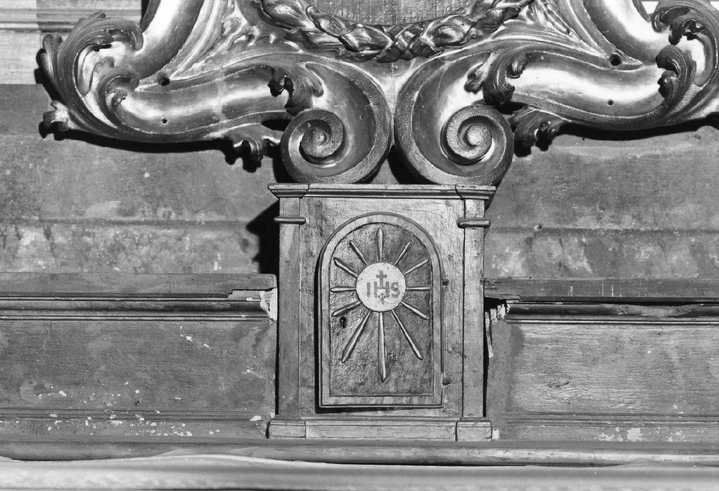 tabernacolo - a frontale architettonico - ambito bolognese (prima metà sec. XIX)