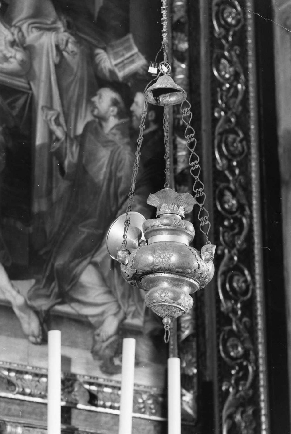 lampada pensile - ambito bolognese (fine sec. XVIII)