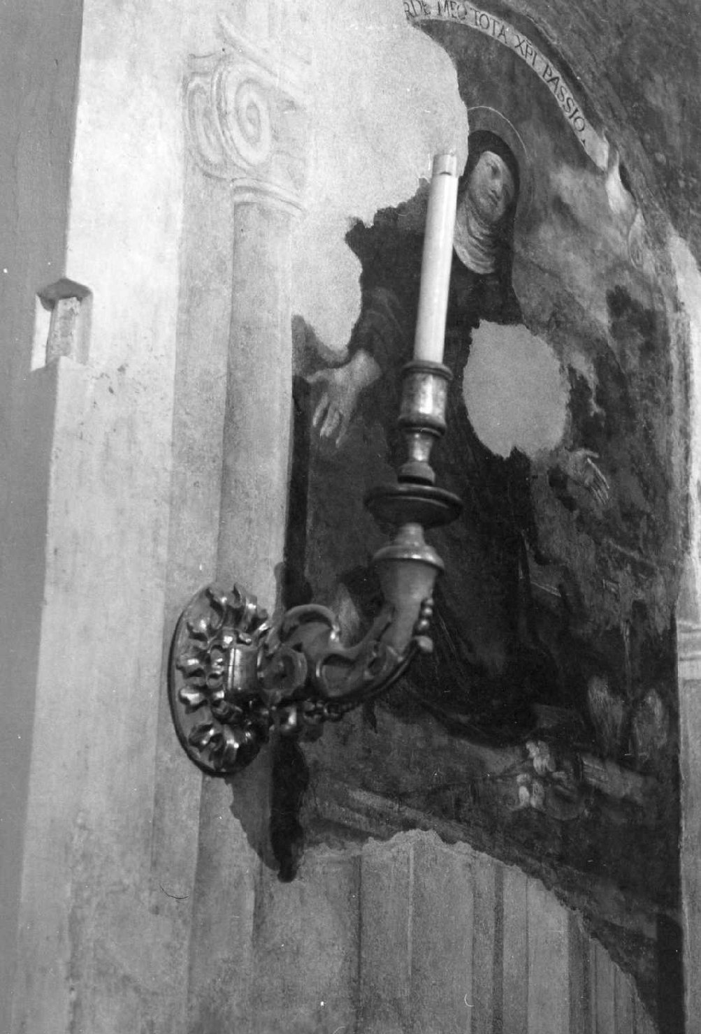 candeliere da parete - ambito bolognese (seconda metà sec. XVII)