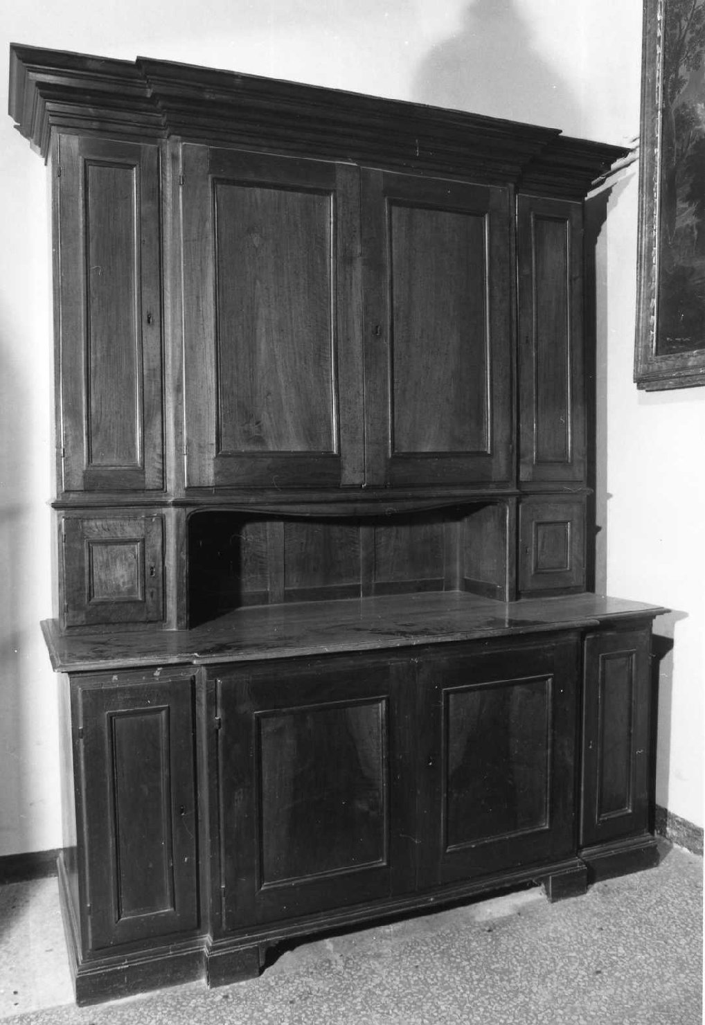 mobile a due corpi - ambito bolognese (prima metà sec. XIX)