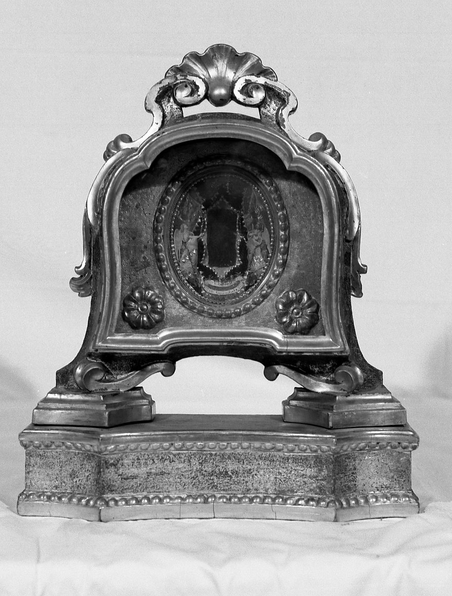 reliquiario a teca - a urna - ambito bolognese (secc. XVIII/ XIX)