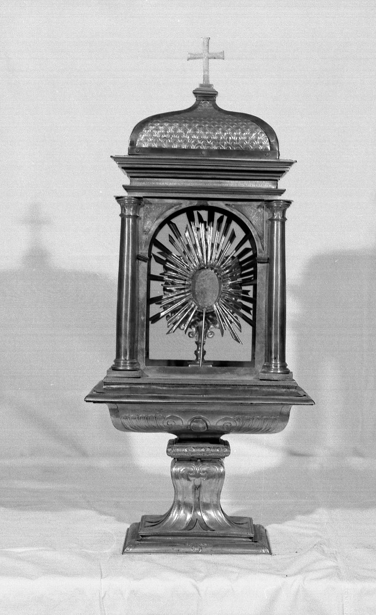 reliquiario - a ostensorio - ambito bolognese (sec. XVI)