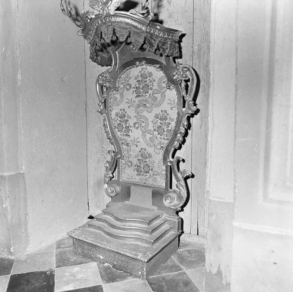 tronetto per esposizione eucaristica - bottega emiliana (sec. XVIII)