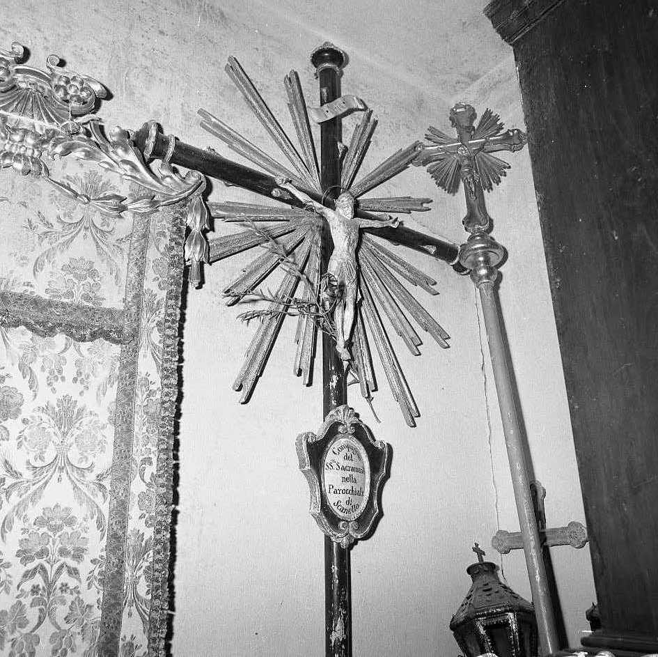 crocifisso - bottega emiliana (sec. XVIII)