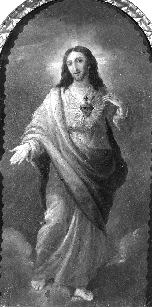 Sacro Cuore di Gesù (sportello di tabernacolo) - ambito bolognese (prima metà sec. XIX)