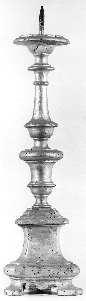 candeliere, serie - bottega bolognese (prima metà sec. XIX)