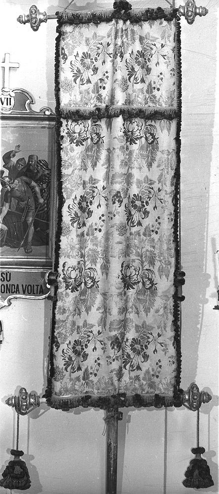 stendardo processionale - manifattura Italia settentrionale (seconda metà sec. XIX)