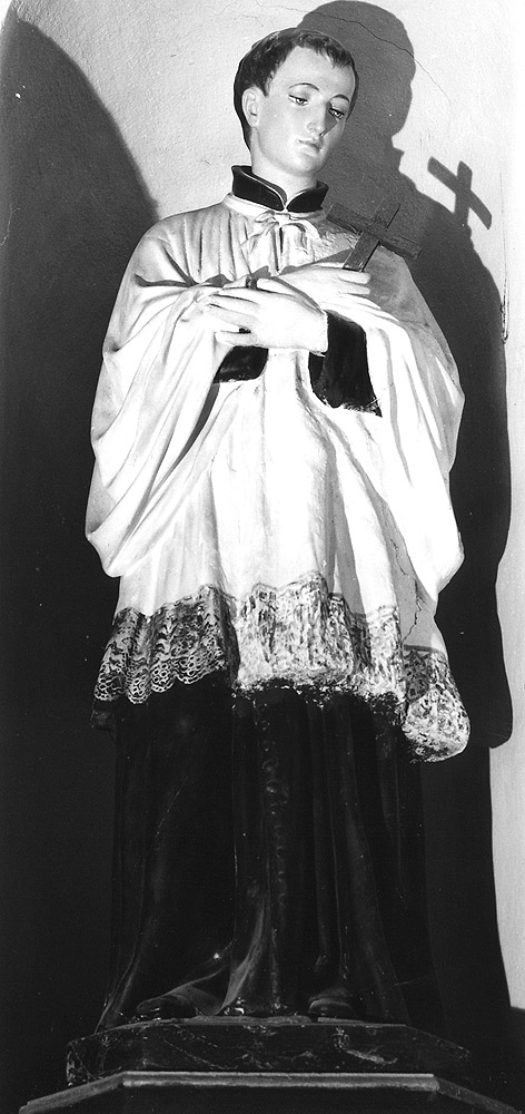 San Luigi Gonzaga (statua) - bottega bolognese (fine sec. XIX)