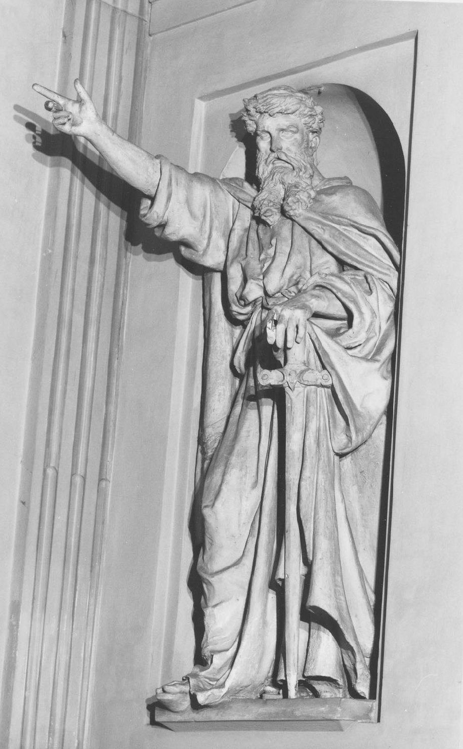 San Paolo (statua, opera isolata) di Bertelli Alfredo (metà sec. XIX)
