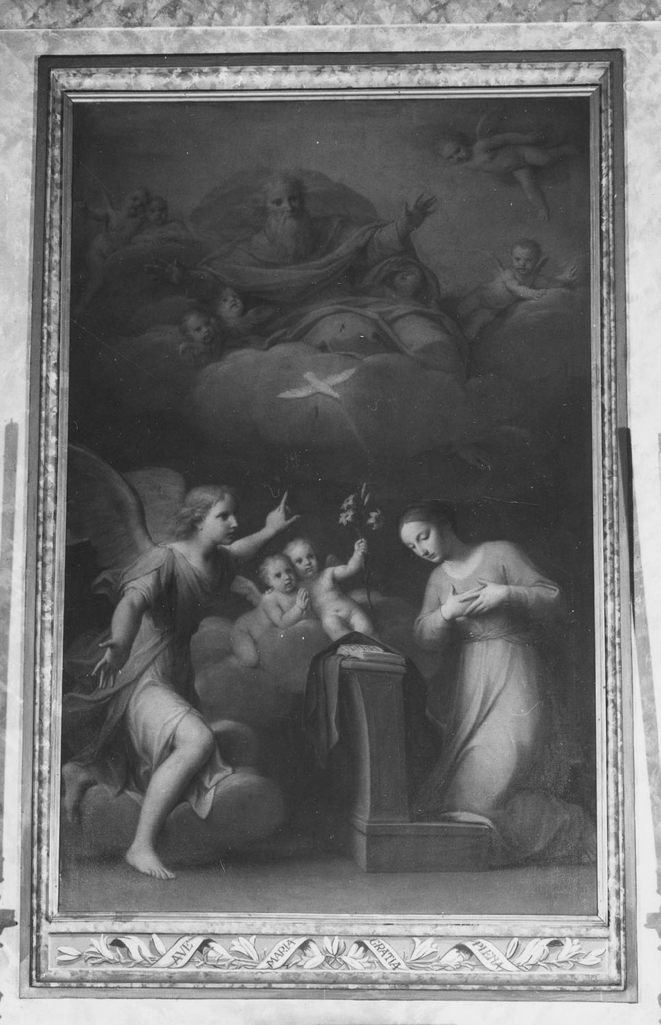 Annunciazione (dipinto, opera isolata) di Guardassoni Alessandro (seconda metà sec. XIX)