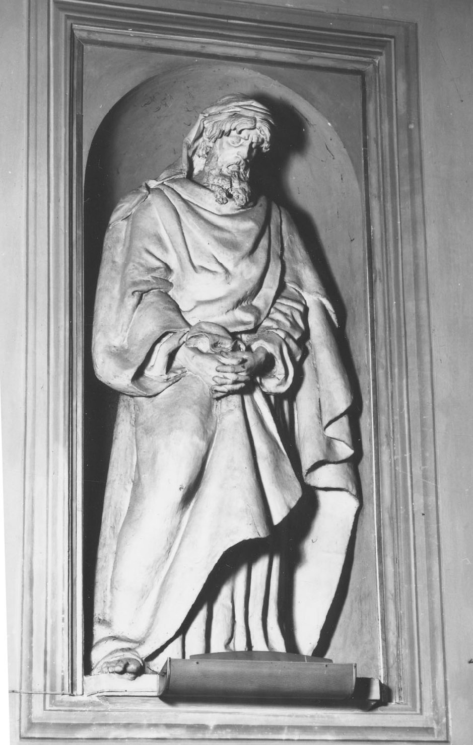 Abramo (scultura, elemento d'insieme) di Bertelli Alfredo (metà sec. XIX)