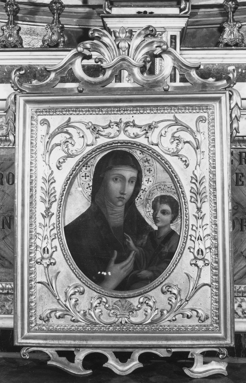Madonna di San Luca, Madonna con Gesù bambino (dipinto) - ambito bolognese (sec. XX)