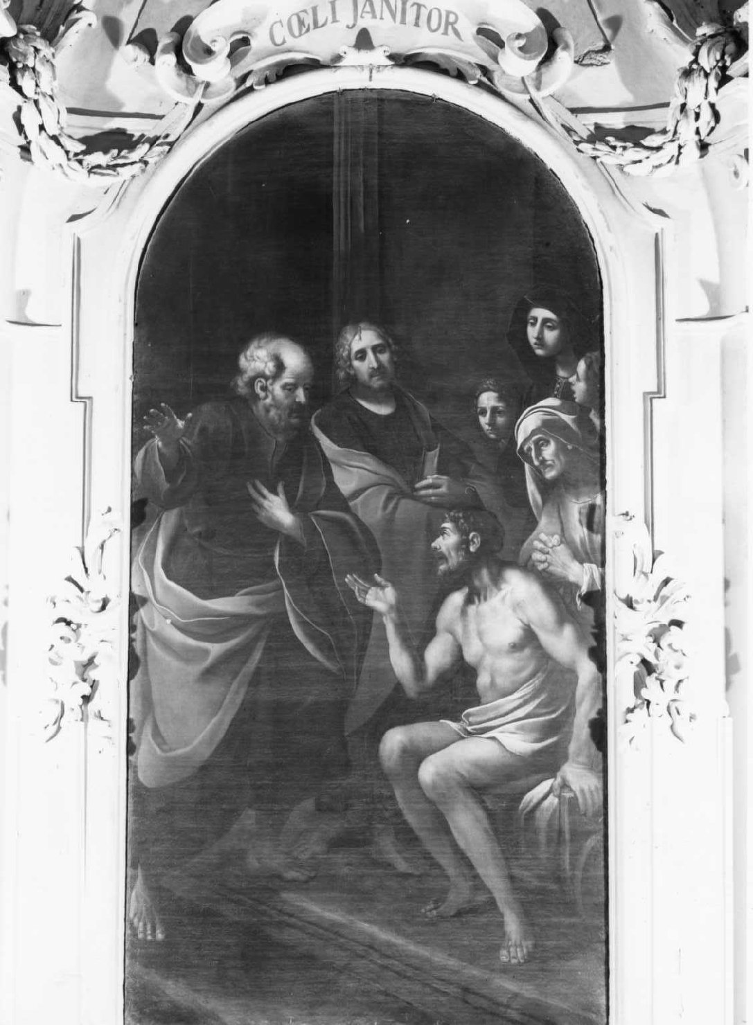 San Pietro guarisce uno storpio (dipinto) di Tiarini Alessandro (sec. XVII)