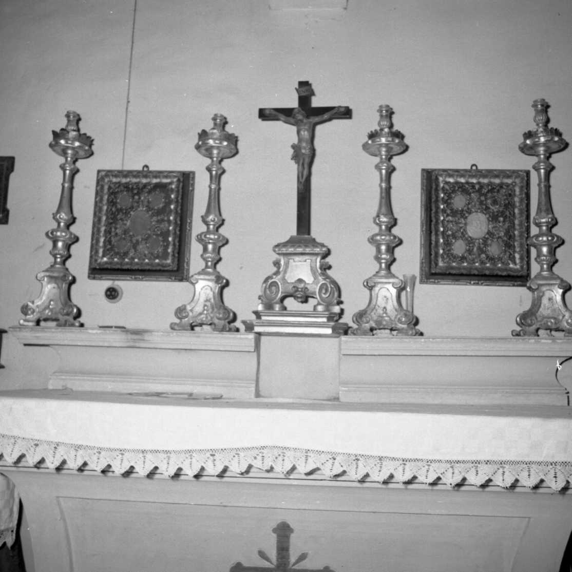 candelabro, serie - manifattura emiliana (sec. XVIII)