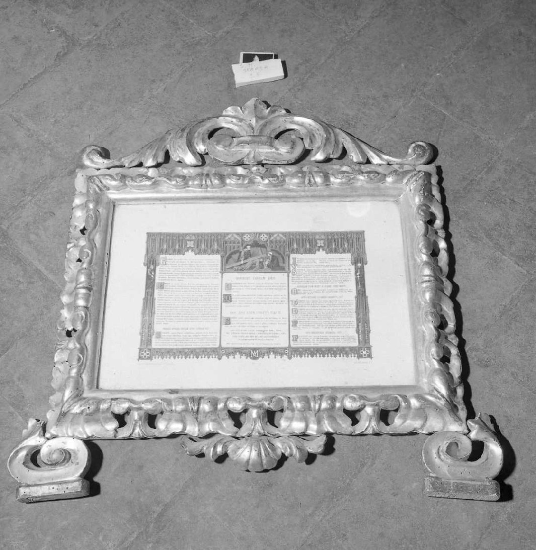 cartagloria - manifattura emiliana (inizio sec. XIX)