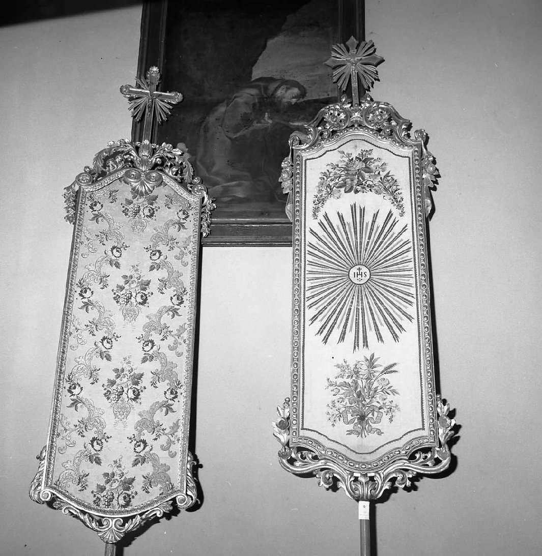 stendardo processionale - manifattura emiliana (sec. XIX)