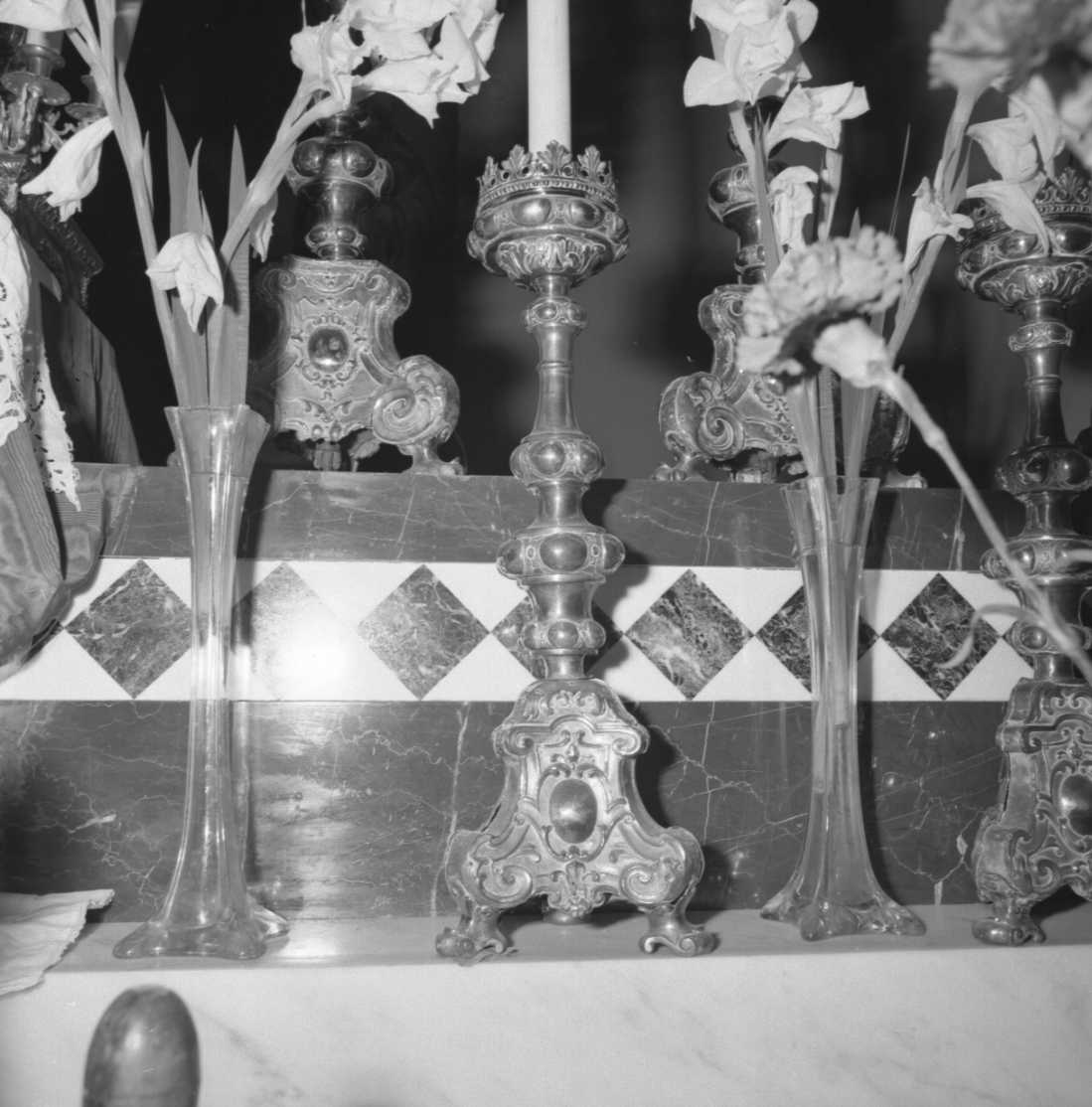 candelabro - manifattura emiliana (sec. XVIII, sec. XIX)