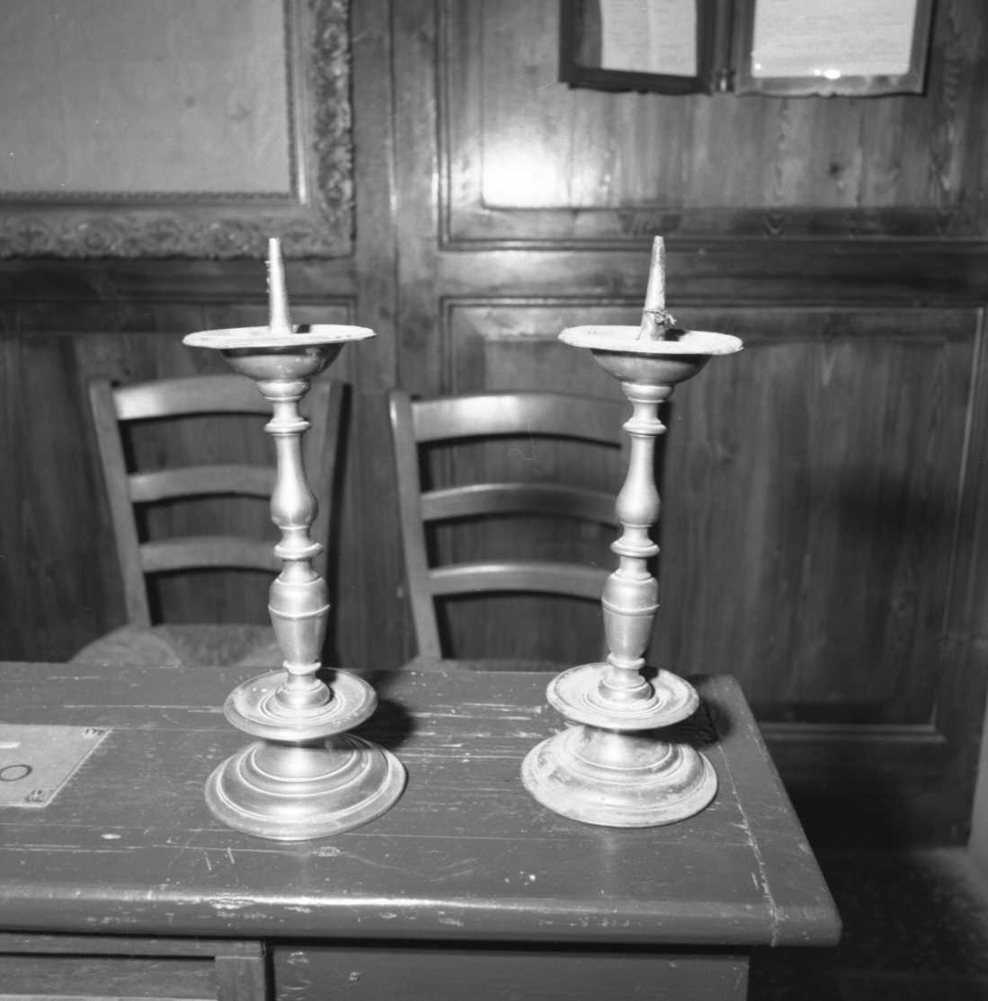 candeliere, serie - manifattura emiliana (sec. XVIII)