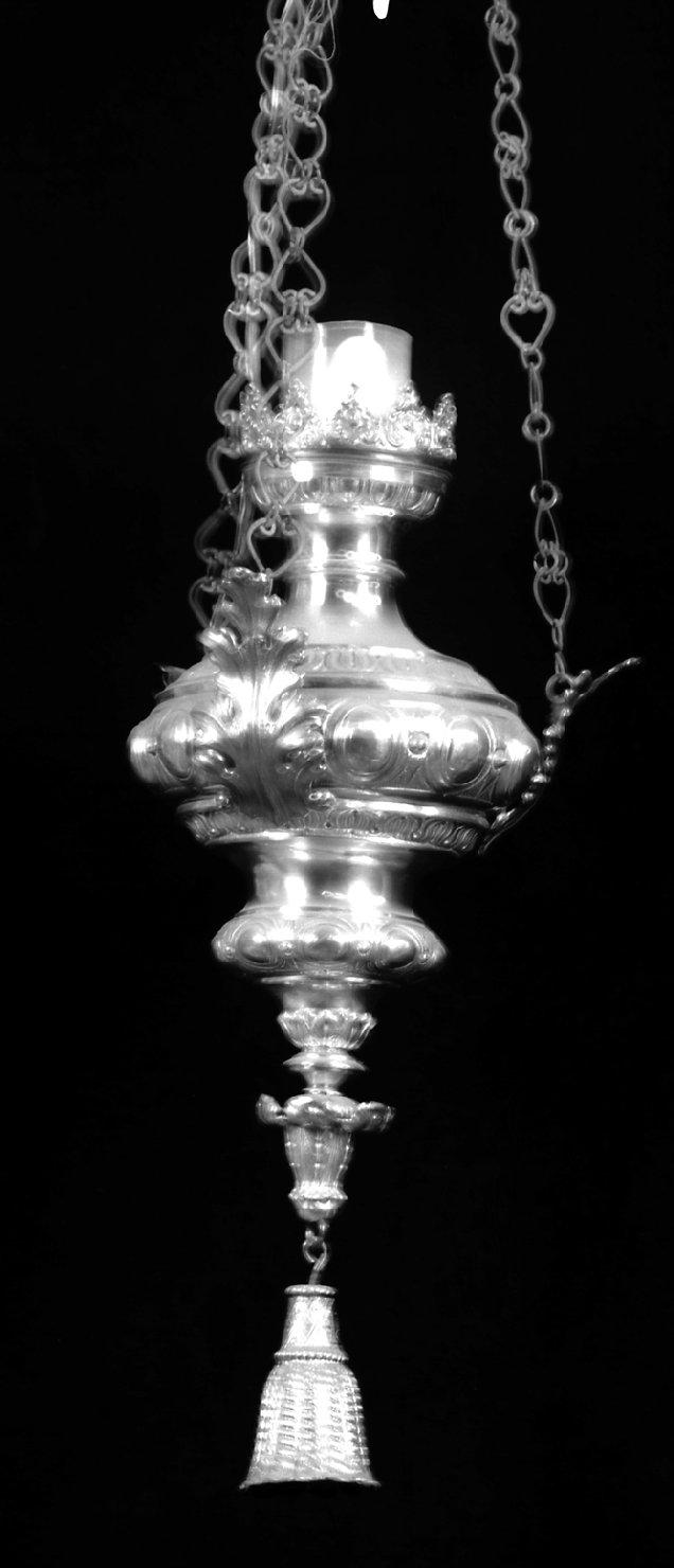 lampada pensile - manifattura bolognese (sec. XIX)