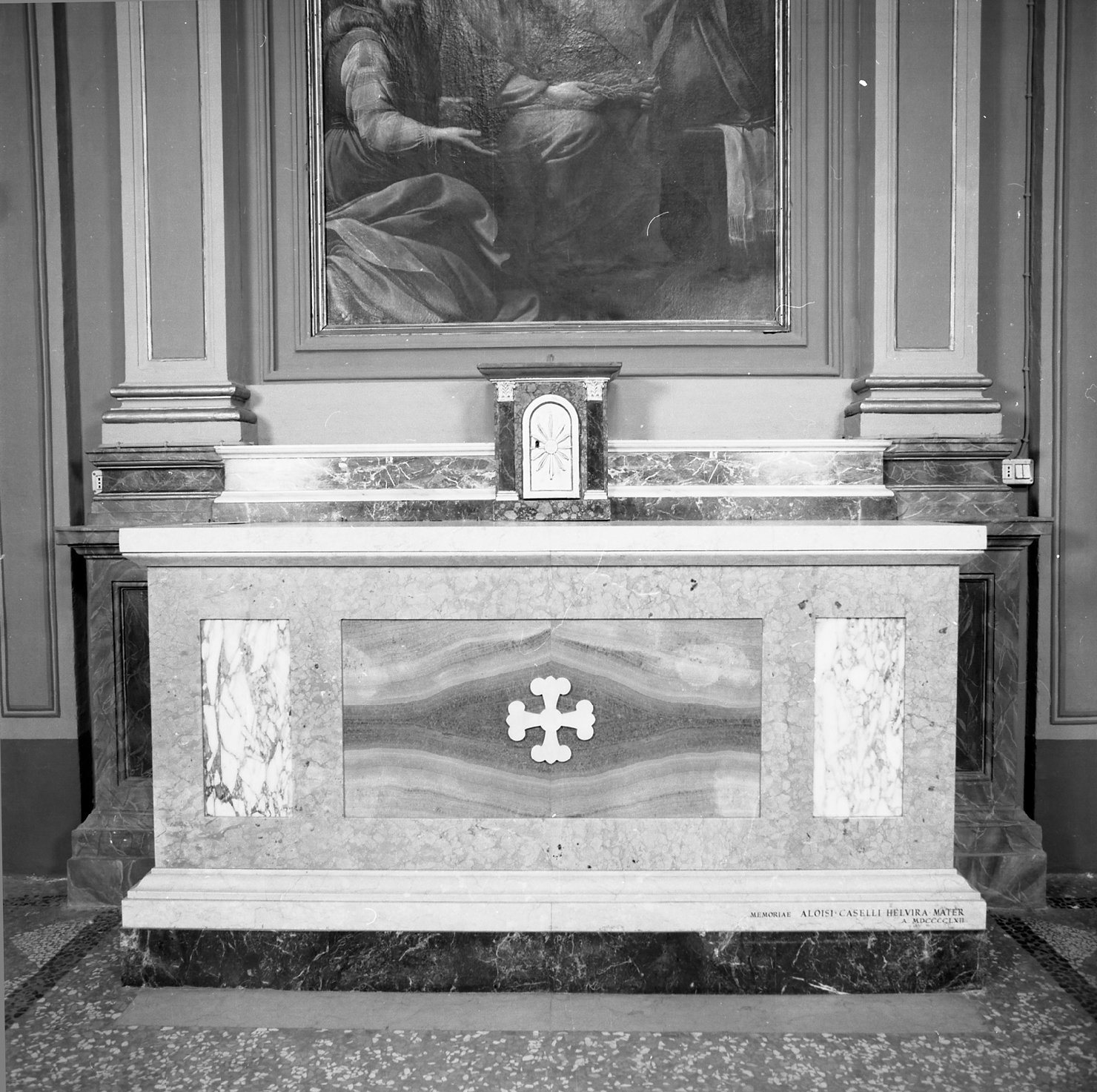 altare - manifattura bolognese (sec. XIX)