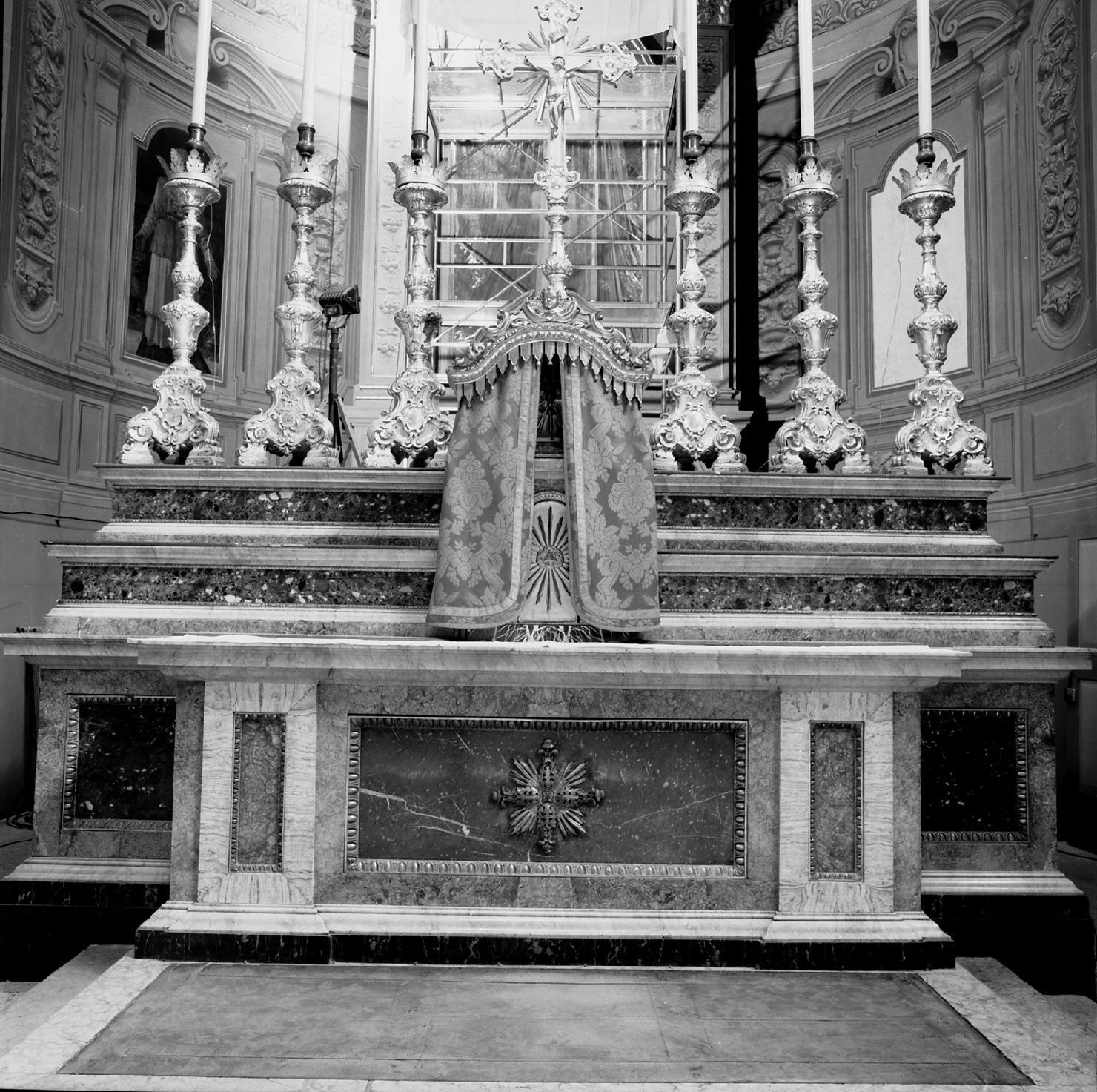altare maggiore - manifattura bolognese (sec. XIX)