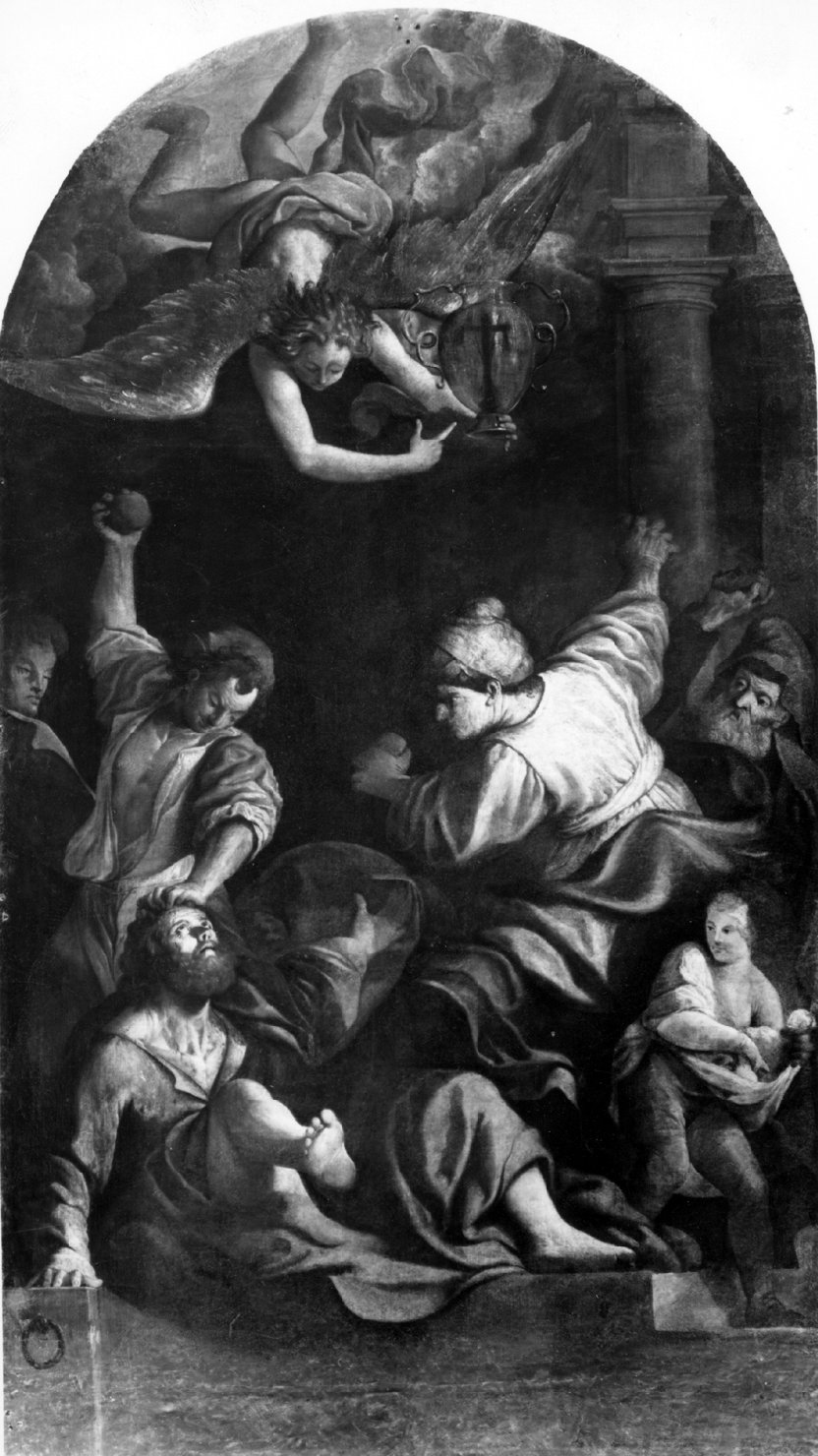 Martirio di San Barnaba (dipinto) di Valesio Giovanni Luigi (prima metà sec. XVII)