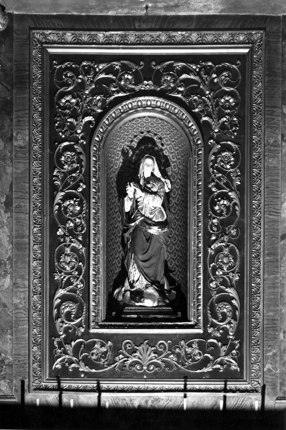 Madonna Immacolata (scultura) di Leonardi Giuseppe (primo quarto sec. XIX)