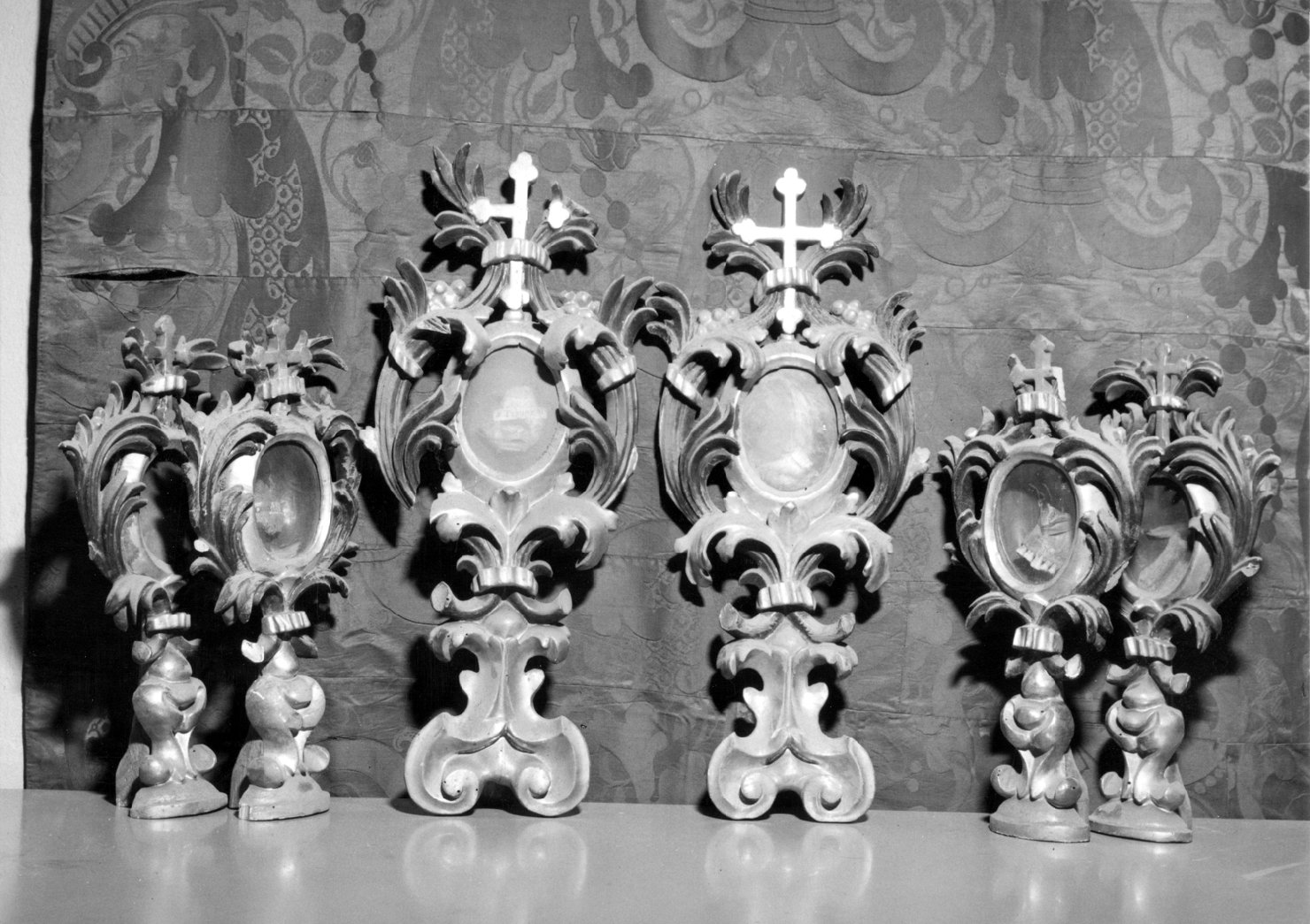 reliquiario, serie - ambito emiliano (sec. XVIII)